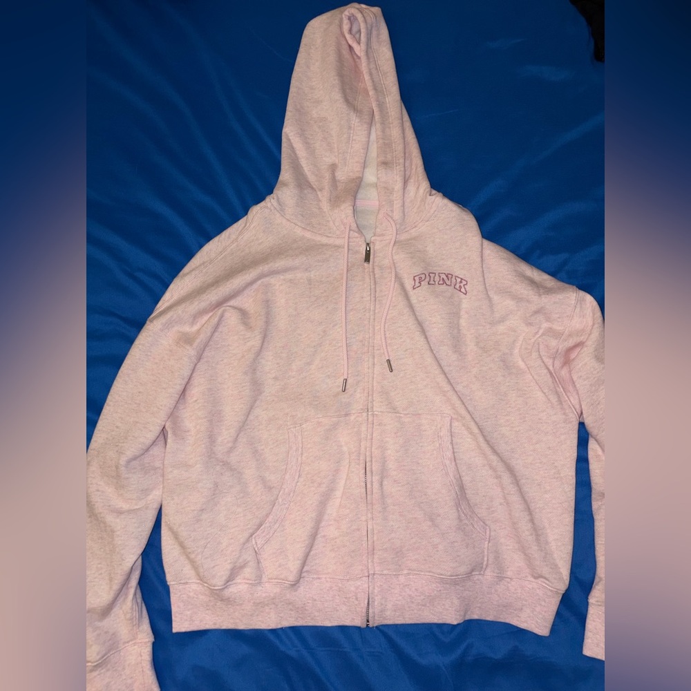 Pink Hoodie with Front Pockets